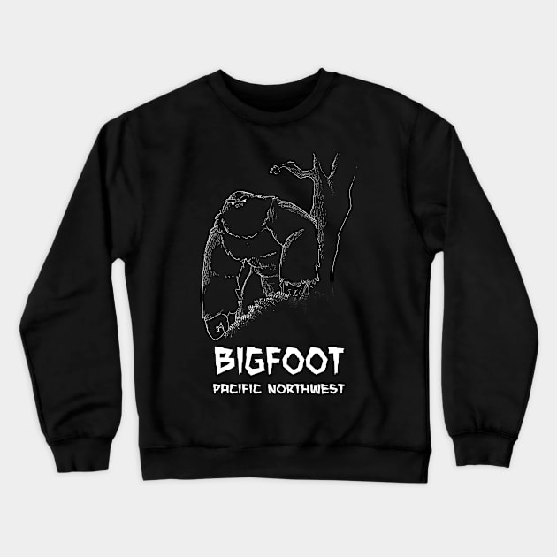 Bigfoot Crewneck Sweatshirt by ArtEnceladus